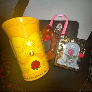 Real Littles Disney Micro Journal 📓 BATB The Enchanted Rose+Mug+Pin🥀